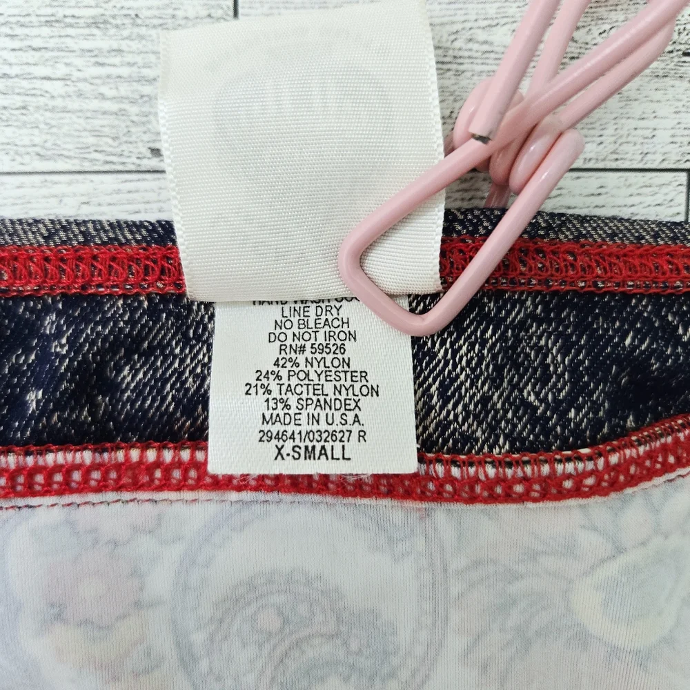 Lucky Brand Floral Paisley Side Tie Hipster Bikini Bottom NEW - Picture 7 of 7